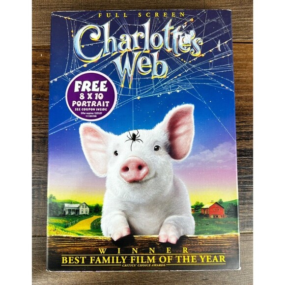 Charlotte's Web (DVD) Gary Winick Voiced By Julia Roberts -Brand New Sealed - Picture 1 of 4